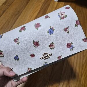 COACH CROSSBODY BAG WITH FLOWER PATTERN